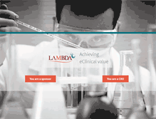 Tablet Screenshot of lambdaplus.com
